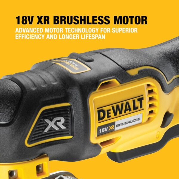 DEWALT 18V XR Brushless Oscillating Multi-Tool - Image 3
