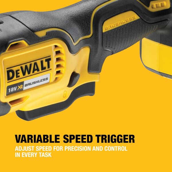DEWALT 18V XR Brushless Oscillating Multi-Tool - Image 4
